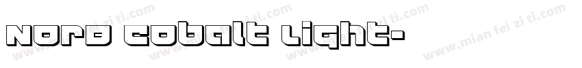 NorB Cobalt Light字体转换